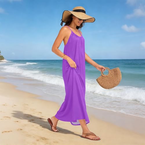 Robe de plage décontractée à dos ouvert pour les vacances d'été - 2