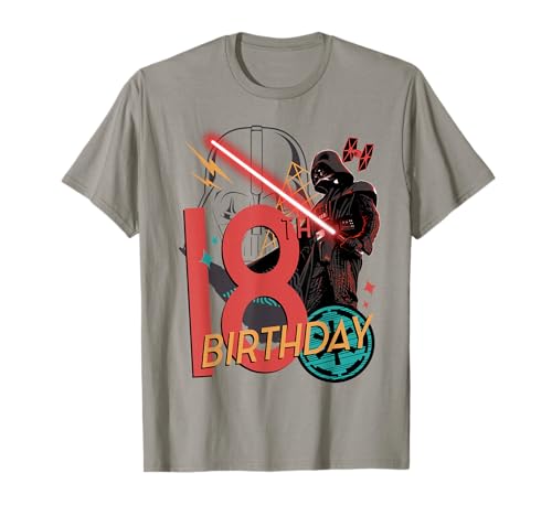 T-shirt Star Wars 18 ans Darth Vader haut graphique anniversaire adulte