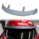 HYPER GLORY Rear Window Roof Spoiler, Compatible with 2014-2018 Mazda 3 Hatchback Only, AE Style Unpainted Black ABS Rear Windshield Roofline Window Visor, 1 PC