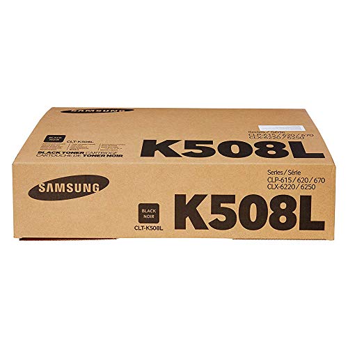 SAMSUNG Electronics CLT-K508L Black Toner Cartridge - 5,000 Page Yield