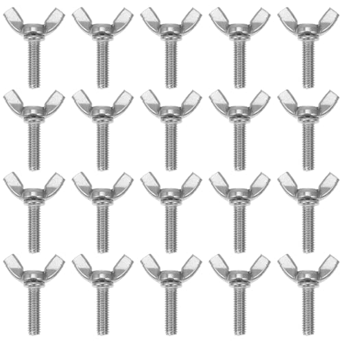 BIUDECO 20�� M6x20 ���l�W �X�e�����X�� �܂݃l�W ����߃{���g ����~�߉��H ��v ���p�I�� �ȒP�����\