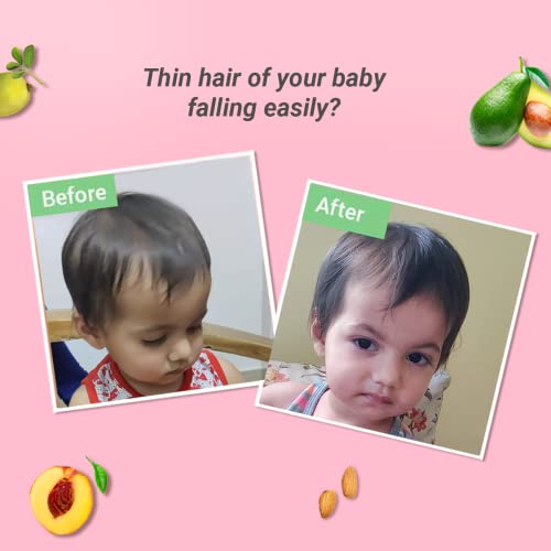 BabyChakra-Strengthening-Baby-Hair-Oil-100ml-with-Baobab-Oil-Marula-Oil-2X-Stronger-Hair-Growth-No-Mineral-Oil-No-Paraben-Dermatologically-Tested