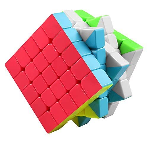 Coogam Qiyi 5X5 Speed Cube Stickerless Puzzle Toy (Qizheng S Version) #TOP1