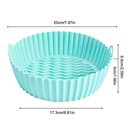 Assadeira Air Fryer Reutilizável Antiaderente Air Fryer Panela de Silicone | Fritadeiras seguras e n