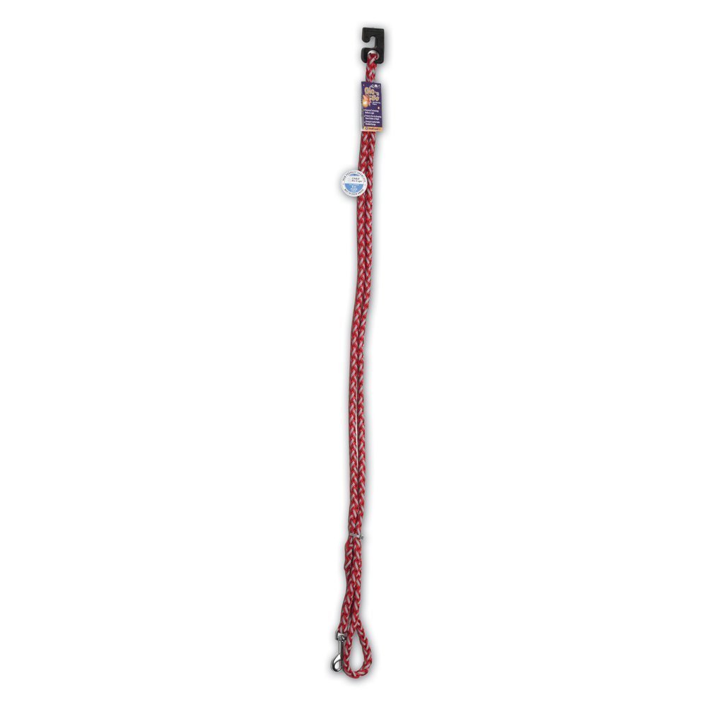 Noz2Noz Firstrax 6-Foot Glo'n Go Large Leash, Red