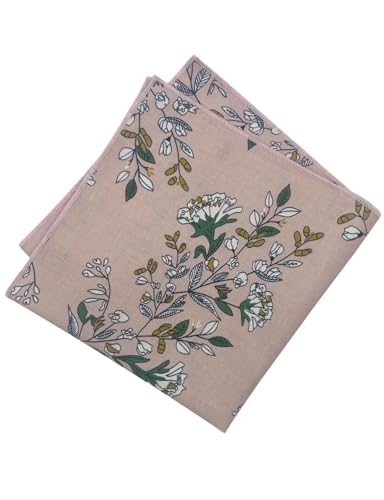 Image of Kebocis Men's Floral Pocket Square Handkerchief for Men