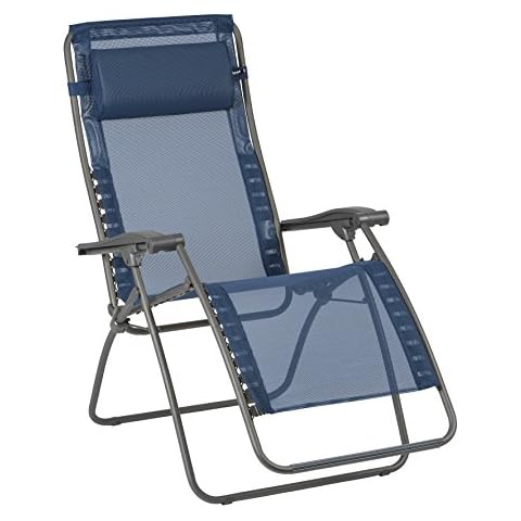 Lafuma Recliner, Foldable and Adjustable, RSXA Clip, Colour: Ocean, LFM2035-8547, Océan, Standard Cover