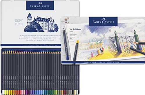 Image of Faber-Castell Goldfaber Colour Pencils-Set of 36