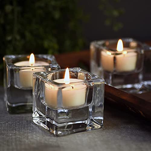 Deybby Scented Soy Tealights, Aromatherapy Soy Wax Candle Bulk|Clear Cup|12 Counts|Long Lasting|4 Hour Burn Time|Jasmine|For For Party And Home Decoration #TOP3