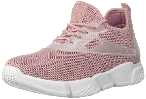 Image of shoexpress Womens Lace-up Sneakers with Striped Glitter Detail Sneakers