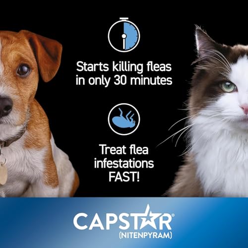 Capstar Flea Tablets for Dogs and Cats, 6 Count, 2-25 lbs, Blue - Thumbnail 4