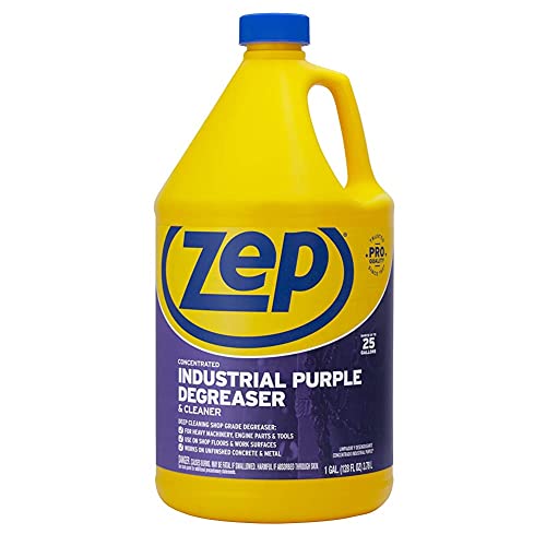 Zep Industrial Purple Cleaner and Degreaser Concentrate - 1 Gallon (Case of 2) R45802 - Powerful Deep Oil and Grease Cleaning Formula for Machinery, Engine Parts, Shop Floors, Garages, Works on - Image 3