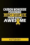  Carbon Monoxide Poisoning Awareness Notebook: Carbon Monoxide Poisoning Journal Notebook (6x9), Perfect gift Carbon Monoxide Poisoning Awareness