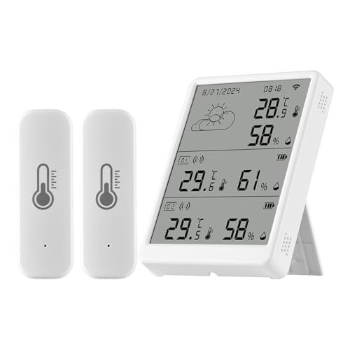 Moniteur de température et humidité WiFi pour chambre et serre connectée