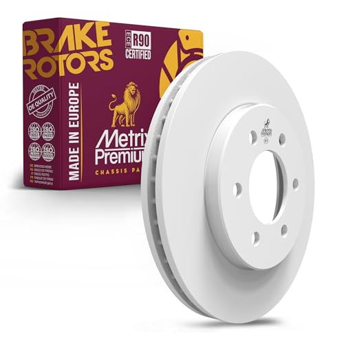 Metrix Premium Chassis Parts 330 mm Front Coated Brake Rotor Fits Ford