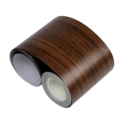 Borde De Marco DeEspejo, Borde De Marco DeEspejo De Grano De Madera, Cinta Adhesiva De Cinta De Espejo De Baño Impermeable De PVC Extraíble, Fácil De Despegar, BordeResistente Al Agua, Para Ducha D