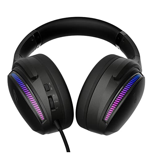 ROG Fusion II 300, Cuffia Gaming USB-C e USB-A, Microfono AI Beamforming, 7.1 Virtual Surround, Quad DAC ESS 9280, Aura RGB, Compatibile con PC|Mac|PS4|PS5|Switch|Dispositivi Mobile, Nero - Cuffia gaming - Immagine 12