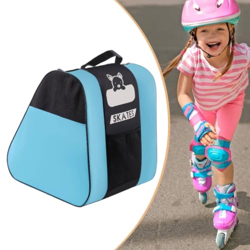Bolsa para patines con división que evita rayaduras espacio a accesorios fácil de llevar niños 5