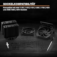 be quiet! Dark Rock Pro 5 Luftkühler, immens hohe Kühlleistung, 7 Hochleistungs-Heatpipes, Silent Wings 120mm PWM Lüfter, Silent Wings 135mm PWM Lüfter, nahezu unhörbarer Betrieb, Speed Switch – Ansicht 6