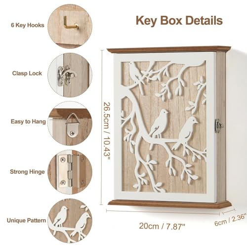 Armoire a cles murale : ne perdez plus jamais vos cles dans la maison - 3