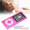 MP3 Player with Bluetooth, Music Player with Built-in HD Speaker, 1.8 Inch LCD Screen, HiFi Sound, Earphones Included, Support up to 64GB, for Students Running Walking(Pink)