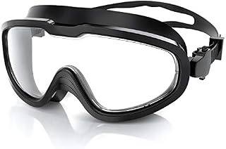 Greatever Swim Goggles, Swimming Goggles with Solid PC Frame and Soft Silicone Gasket