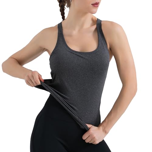 Débardeur de sport SHEKINI finitions premium et brassière intégrée ergonomique