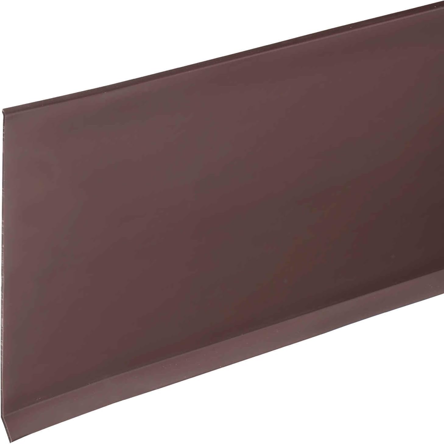 HARFINGTON 20ft x 6" Baseboard Trim Peel and Stick Wall Flexible Molding Trims, Self Adhesive PVC Cove Base Baseboards for Walls Corner, Coffee