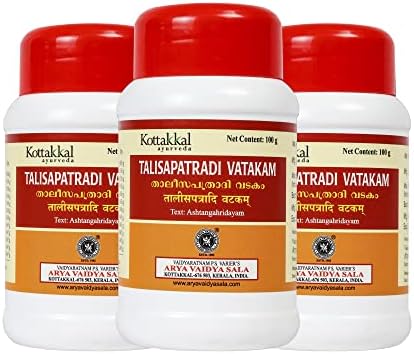 Kottakkal ayurveda Thalisapatradi Vatakam - 100Gm, Improves Health - Pack Of 3, Tablet