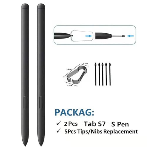 Stylet Samsung Galaxy Tab S7 S8 S9 pointe ultra précise