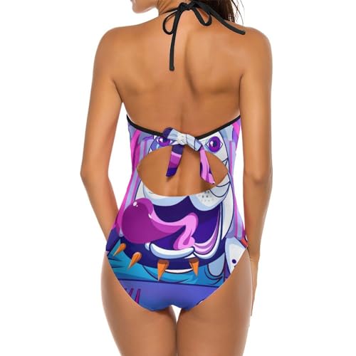 Costume de natation chien coloré idéal pour vos séances de piscine et vacances - 2