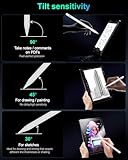 Variglas Pencil for iPad 2018-2025 - 15 Minutes Fast Charging, Tilt Sensitivity, Palm Rejection, Stylus Pen Compatible with iPad A16/6-11 Gen, Pro 11/12.9/13 Inch, Air M2/M3/5/4/3, Mini 5/6/7(Updated) - Image 5