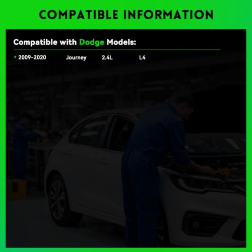 Image of 11440N Car Alternator Compatible with 2009-2020 Dodge Journey L4 2.4L 2360cc, Replace OE# 04801490AA, 4801490AA, 4801490AC, 4801490AD, A002TX0281, A2TX0281, AL6480X
