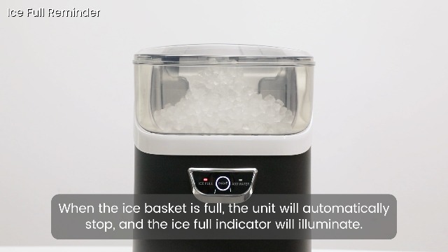 Image of AGLUCKY Nugget Ice Makers Countertop with Handle, Crushed Ice Ready in 5 Mins, 35lbs /Day, Self-Cleaning, Portable Ice Machine with One-Click Operation for Home /Kitchen /Party /RV /Camping