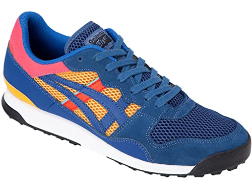 Onitsuka Tiger Unisex Tiger Horizonia Shoes, Tiger Yellow/Mako Blue, 8.5 #TOP25