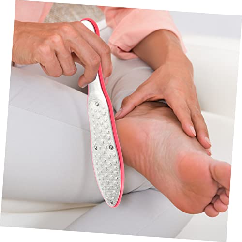 minkissy 2 Unidades Lima pé aço inoxidável esfoliante para os pés esfoliante pés raspa pedicure rasp