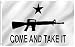 3'x5' "Come and Take It" M-4 Assault Rifle American FLAG, carbine, gun, us, gonzales texas m4 m-16 m16 gadsden nra