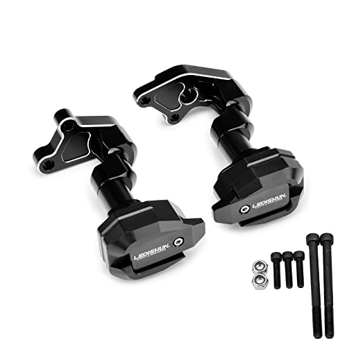 LEDISHUN Motorcycle Falling Protection Frame Slider Guard Anti (fit for CFMOTO Vehicle) 400NK 650NK (Black,400NK/650NK)