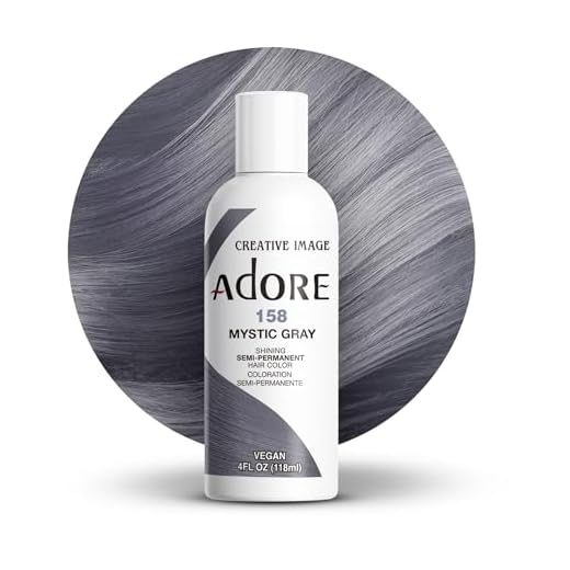 Adore Shining Semipermanente Haarfarbe, Mystic Gray (158), 118 ml
