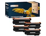  QUALITONER - x5 Toners - CE250X 504X (x2) + CE251A 504A + CE (Noir x2 + Cyan + Magenta + Yellow) - Compatible pour HP Color Laserjet CM3530 HP Color Laserjet CM3530FS HP Color Laserjet CP3520 HP Col