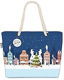Ideal als Shopper, Handtasche, Shopping-Bag, Einkaufstasche, Henkel-Tasche, Reise-Tasche oder Schultertasche für Damen und Herren