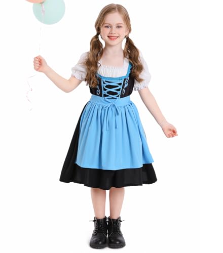 Disfraz Completo Dirndl Baviera Para Niñas miniatura 7