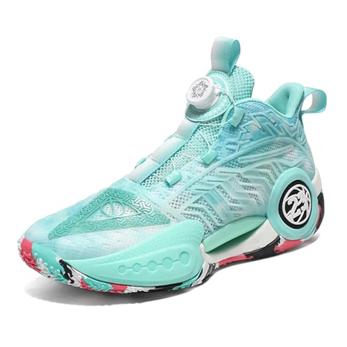 VITUOFLY Kids Basketball Shoes Boys Basketball Culture Sneakers Girls Mid Top School Training Shoes Non-Slip Outdoor Sports Shoes Boys Running Shoes Durable Big Kid Size 5