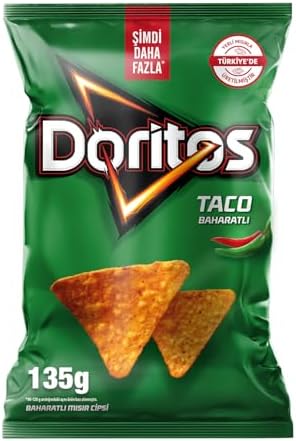 Doritos Taco Baharatlı Mısır Cipsi Süper Boy 135 g — Amazon ürün görseli