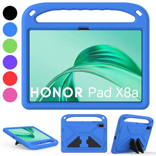GOZOPO Kids Case for Honor Pad X8a 11 inch Tablet, Lightweight & Shockproof Handle Stand Case Compatible with Honor Pad X8a 2024 (Blue)