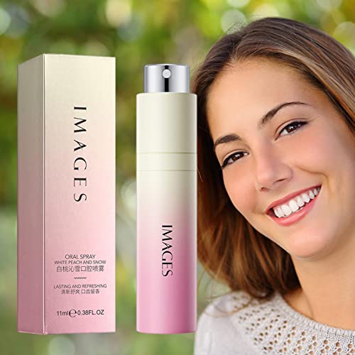 Cuidado Oral,Sprays respiração menta - Aromatizantes para o hálito, Menta, Sem Açúcar, PH Equilibrad