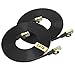 Cat7 Ethernet Cable 10 FT 2-Pack Black, BUSOHE Cat-7 Flat RJ45 Computer Internet LAN Network Ethernet Patch Cable Cord - 10 Feet
