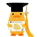 ABI-Lernentchen 2026 - Handgefertigte Häkel-Ente Als Abitur Geschenke Für Jungen & Mädchen - Witziges Abi 2026 Geschenk & Glücksbringer - Bestandene Prüfung Geschenk Zum Abitur, Abitur 2026 Geschenke