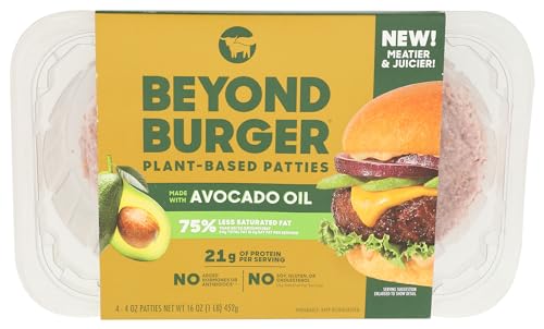 Beyond Meat 0810057290114 Plant Based Burger Patties 4 Pack cover