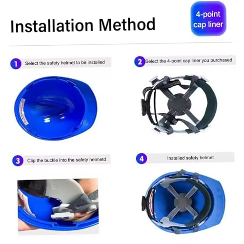 Inserto de casco de seguridad regulable y desmontable para ala completa 3